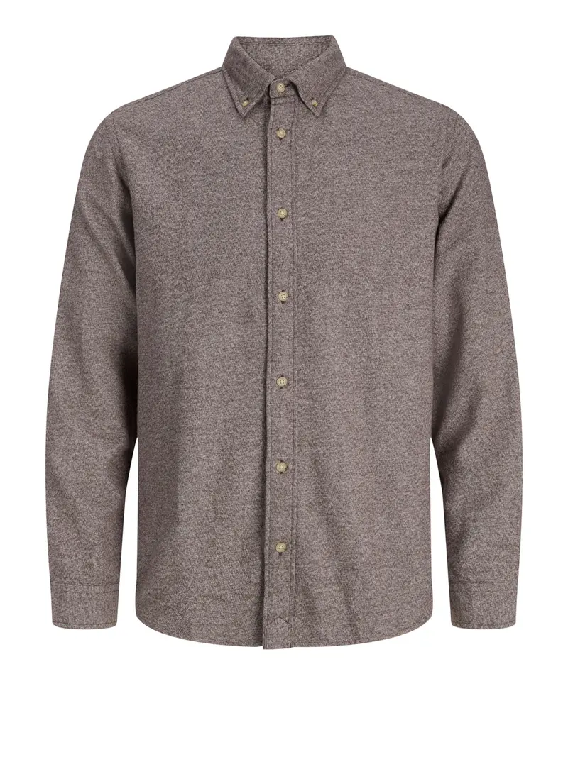 Jack&Jones Camicia Jprbluharvey Twill Solid - Marrone