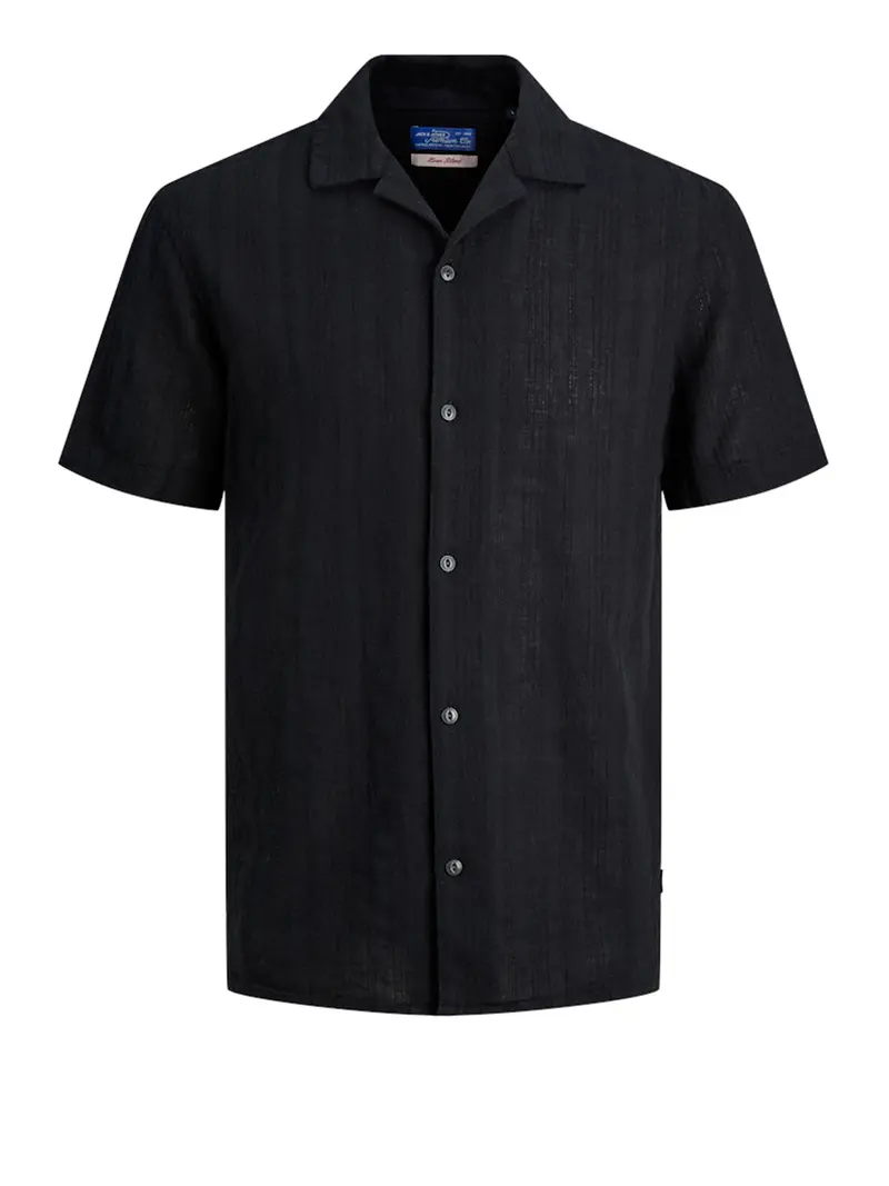 Jack&Jones Camicia Jprblusummer Lin Blend Nero