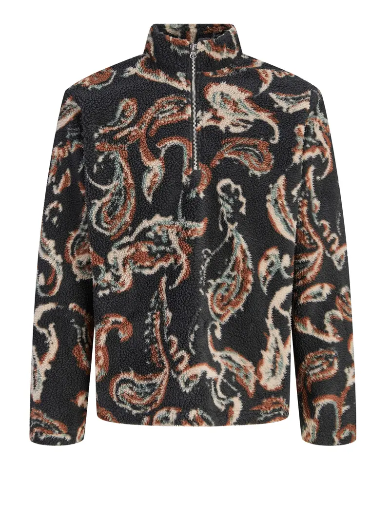 Jack&Jones Felpa Jorsalamanco Teddy - Nero