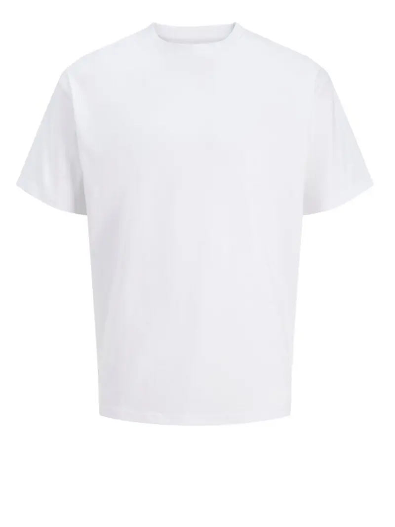 Jack&Jones T-Shirt In Tinta Unita Bianco