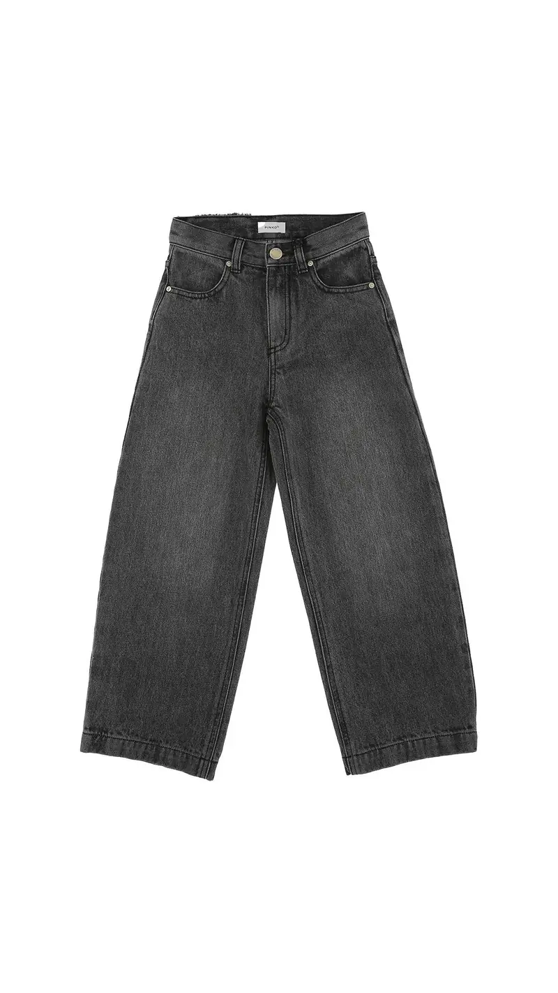Jeans ampi con logo posteriore