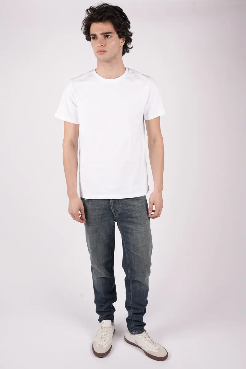 Jeans Brighton carrot in denim fisso riciclato