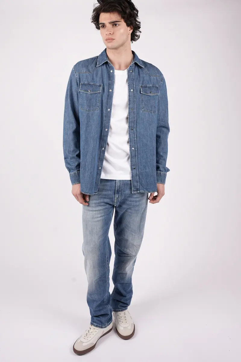 Jeans Ervin loose in denim stretch