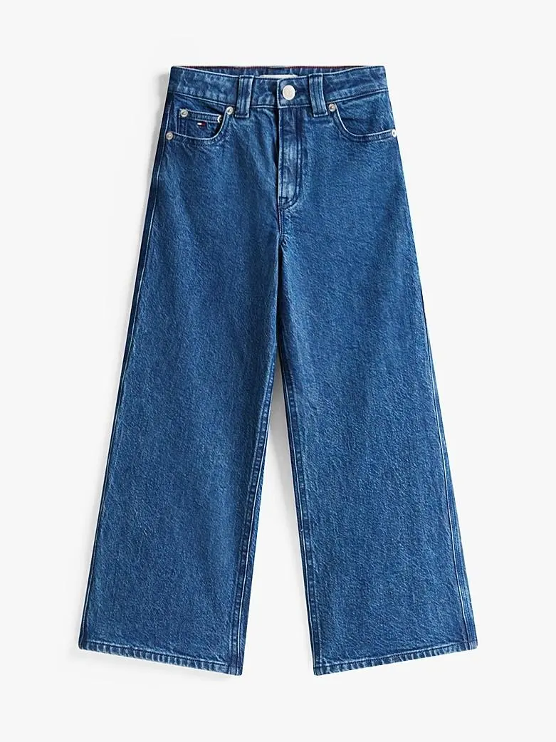 Jeans larghi sbiaditi