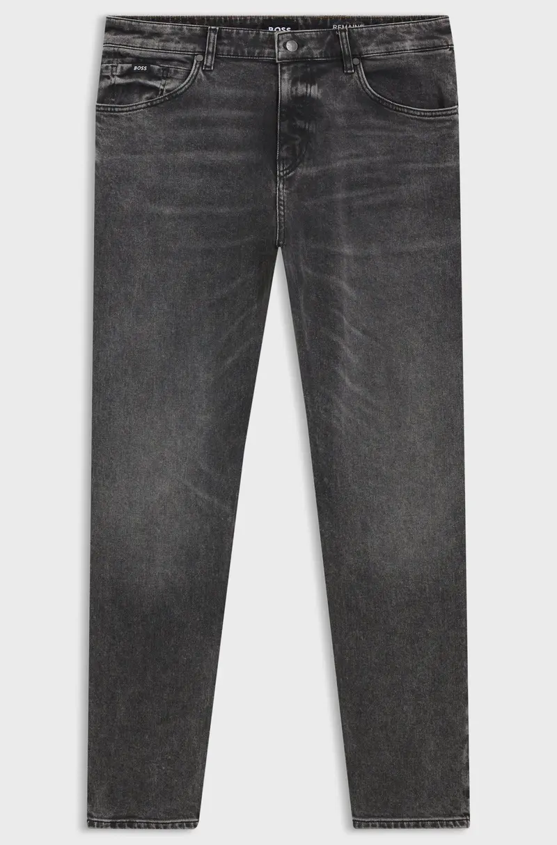 Jeans Maine regular fit in comodo denim elasticizzato grigio
