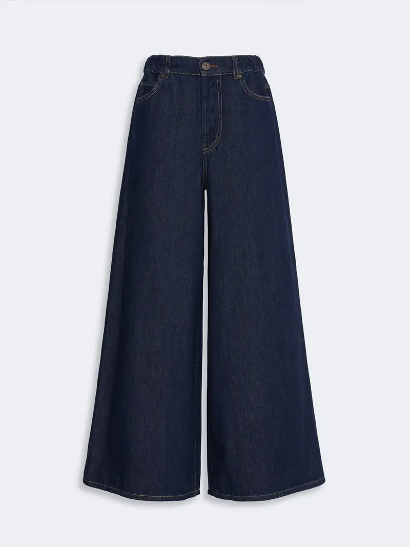 jeans over