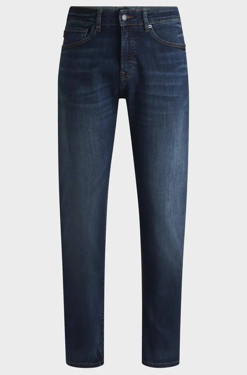 Jeans regular fit Maine in denim elasticizzato blu