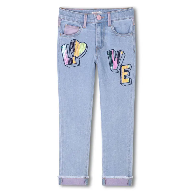 Jeans stampa love
