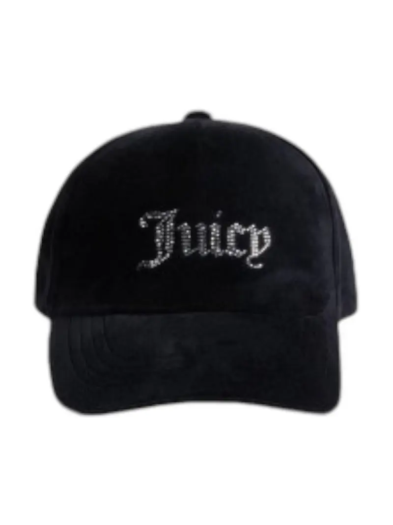 JUICY COUTURE Cappello Donna Veronica Vel.& Diam.Baseb VIJJ70467WPFJ00 Nero