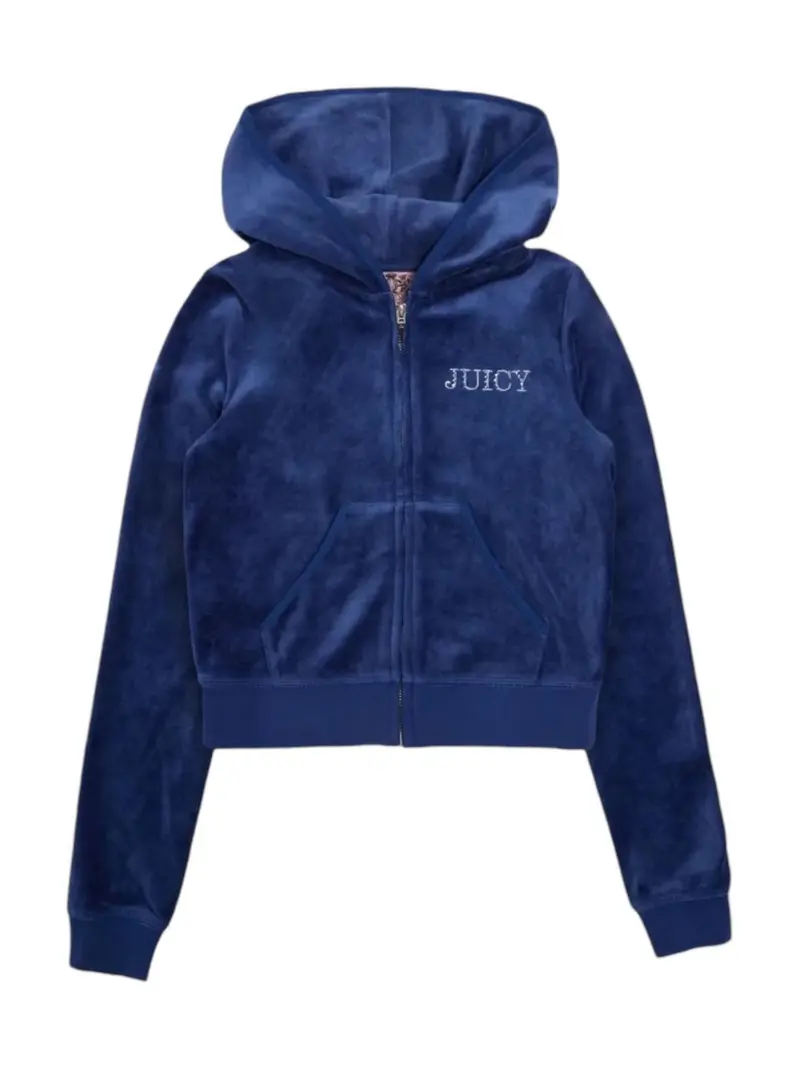 JUICY COUTURE Felpa Donna Heritage Crown Robyn Hood VIJB70402WC6J65 Blu