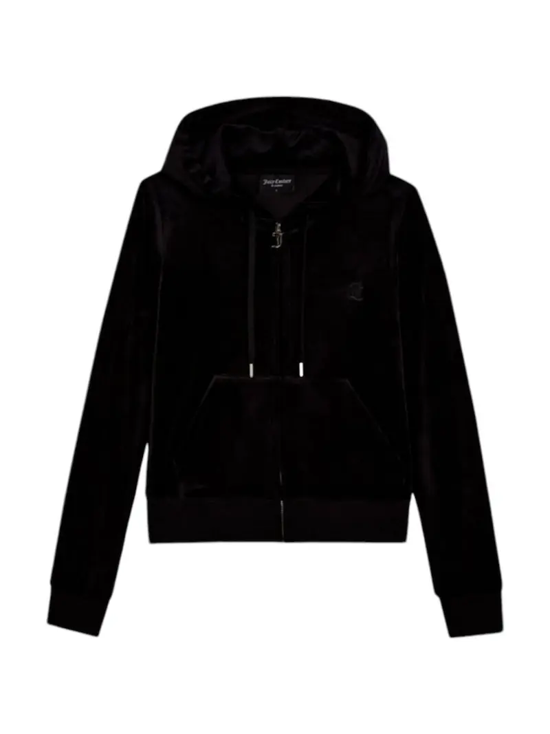 JUICY COUTURE Felpa Donna Jewel Robertson Hoodie VIJB80411WPFJ00 Nero