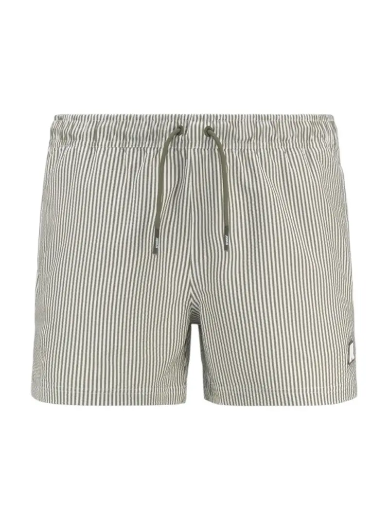 K-WAY Costume da bagno Uomo HAZEL MID STRIPES BEACH K8141KW AZX Bianco