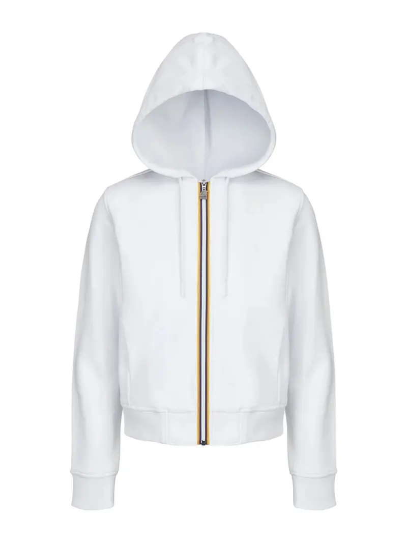 K-WAY Felpa Donna Deline K8122IW 001 Bianco