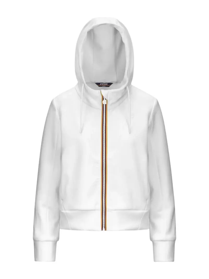 K-WAY Felpa Donna DIVINE LIGHT SPACER K2132CW 001 Bianco