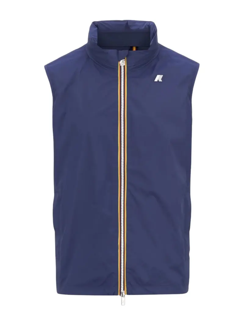 K-WAY Gilet Uomo Valen Stretch Nylon Jersey K3123TW 867 Blu