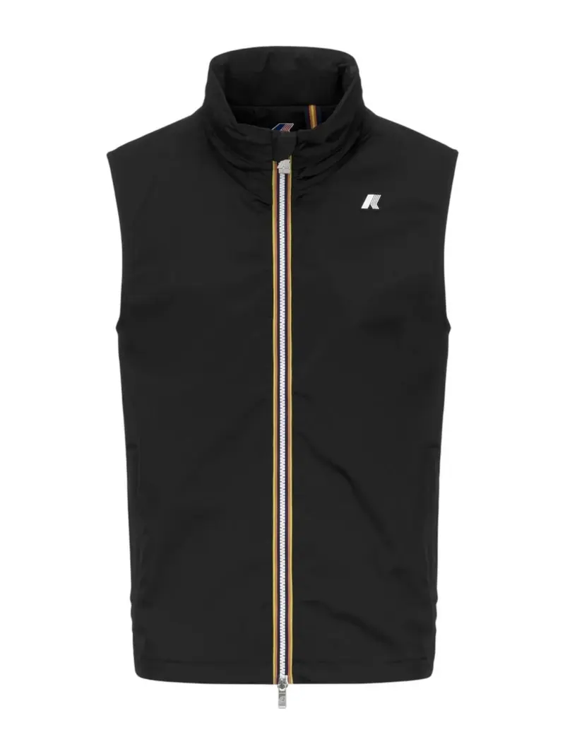 K-WAY Gilet Uomo Valen Stretch Nylon Jersey K3123TW USY BLACK PURE
