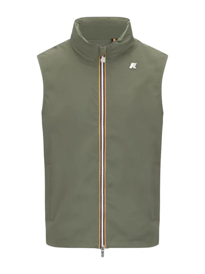 K-WAY Gilet Uomo Valen Stretch Nylon Jersey K3123TW V15 Verde