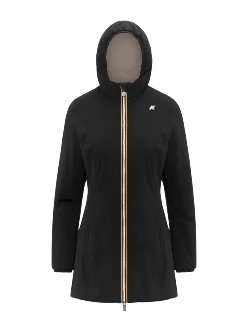 K-WAY Giubbino Donna DENISE ST WARM DOUBLE K6128UW BC9 Black Pure - Beige C
