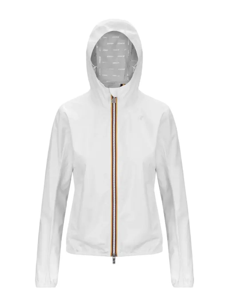 K-WAY Giubbino Donna Lily Eco Stretch Dot K5127LW 001 Bianco