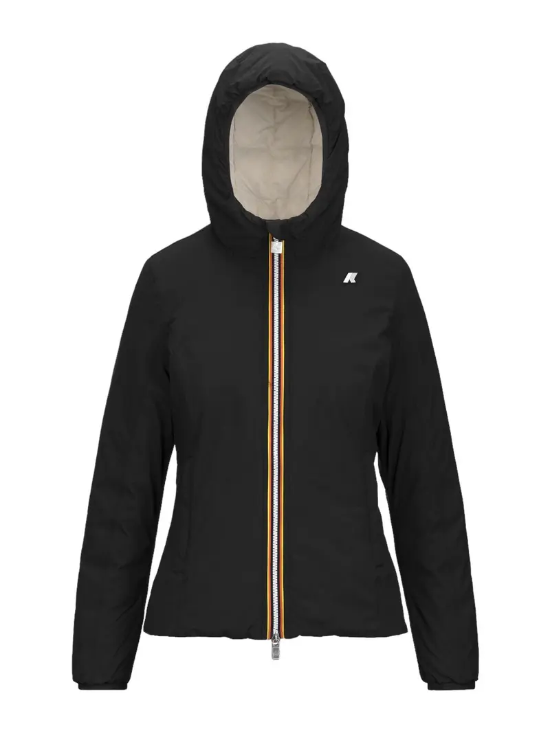 K-WAY Giubbino Donna LILY ST THERMO DOUBLE K8127XW ALR BLACK PURE - WHITE G