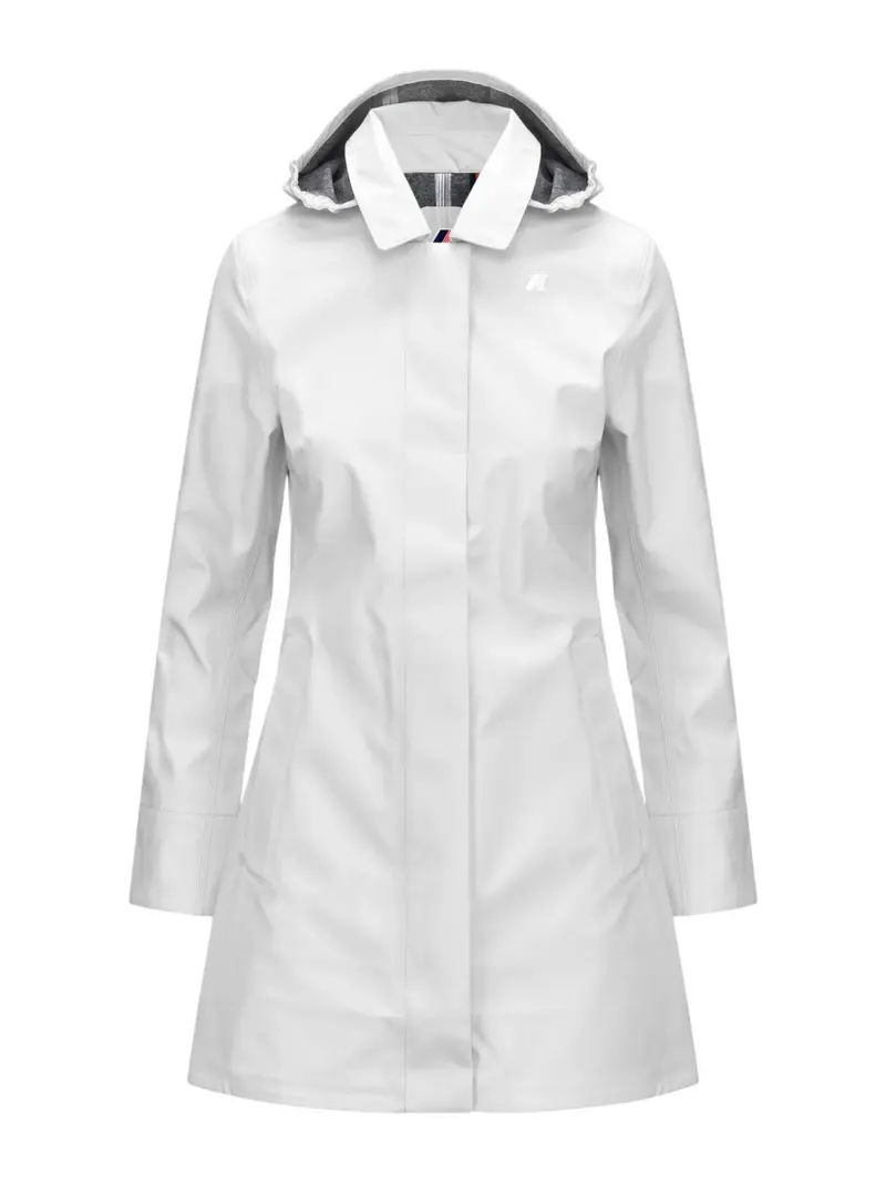 K-WAY Giubbino Donna Mathy bonded jersey K7127JW 001 Bianco