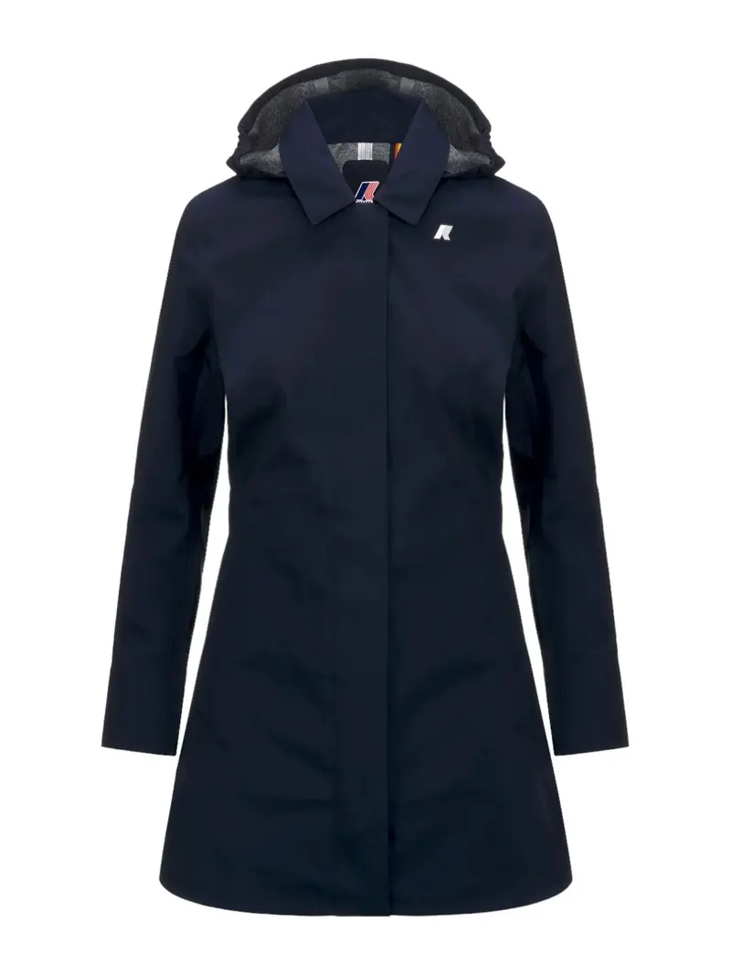 K-WAY Giubbino Donna Mathy Bonded Jersey V K7127JW K89 BLUE DEPTH