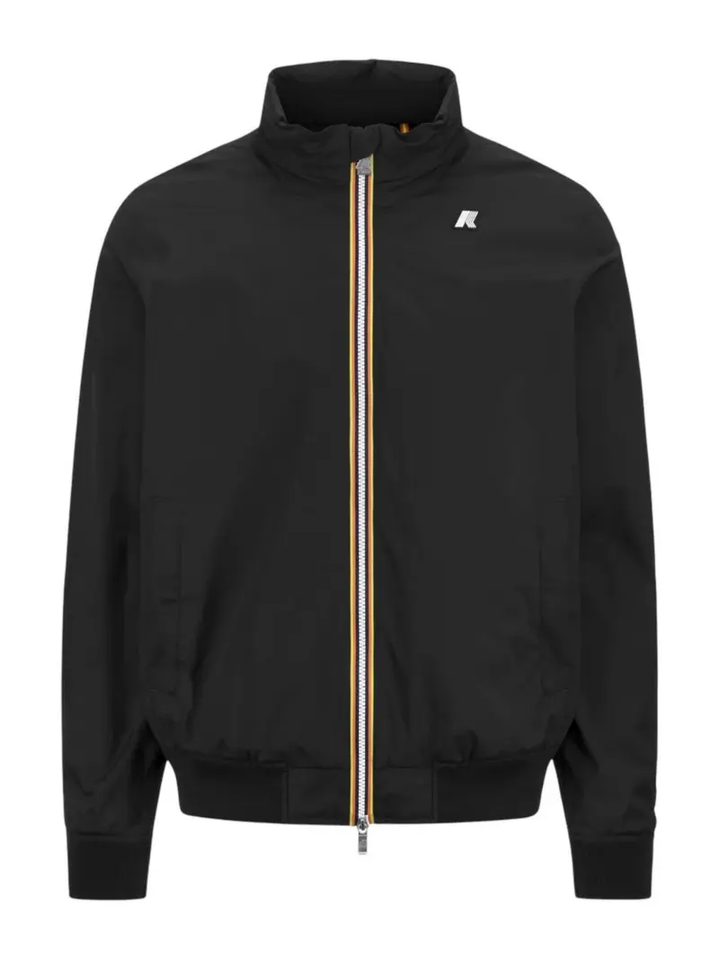 K-WAY Giubbino Uomo Amaury stretch nylon jersey K3123VW USY BLACK PURE