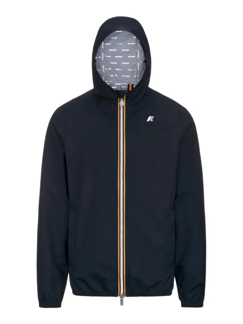K-WAY Giubbino Uomo Jack Eco Stretch Dot K5127QW K89 BLUE DEPTH