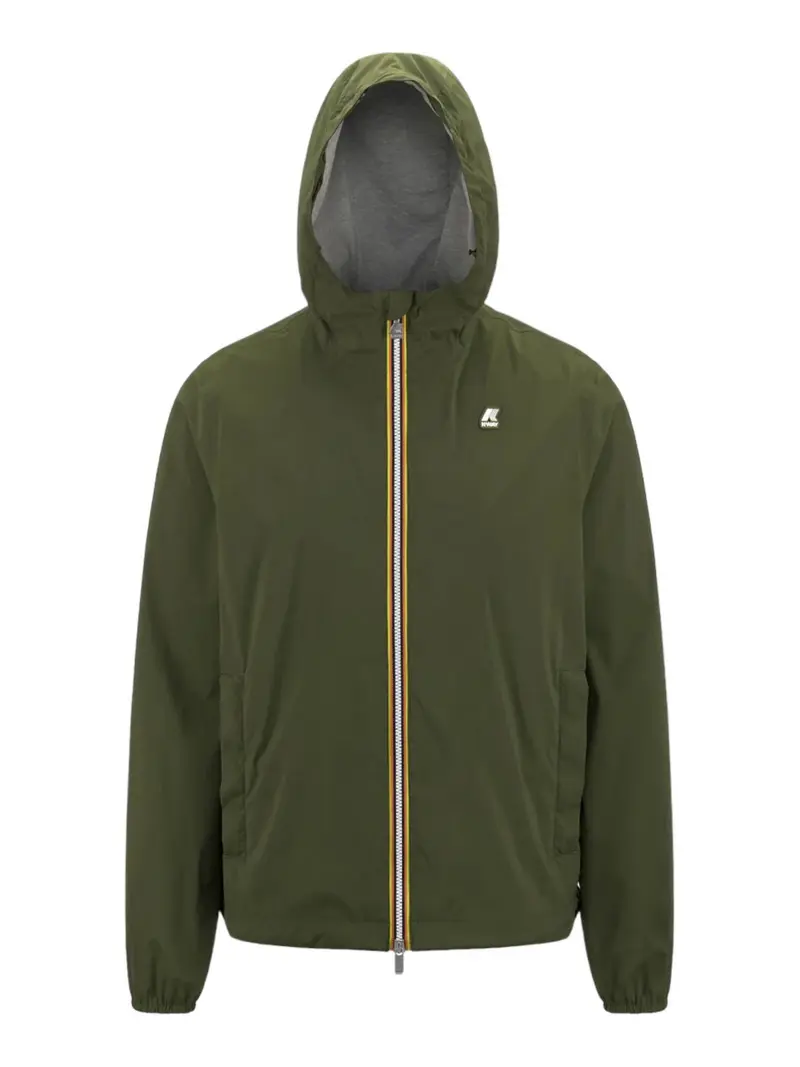 K-WAY Giubbino Uomo Jack  Stretch Nylon Jersey K2121NW H11 Verde