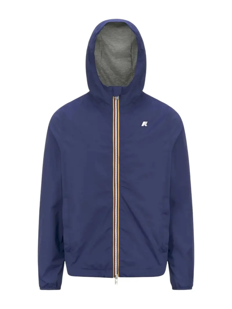 K-WAY Giubbino Uomo Jack stretch nylon jersey K3123UW 867 Blu
