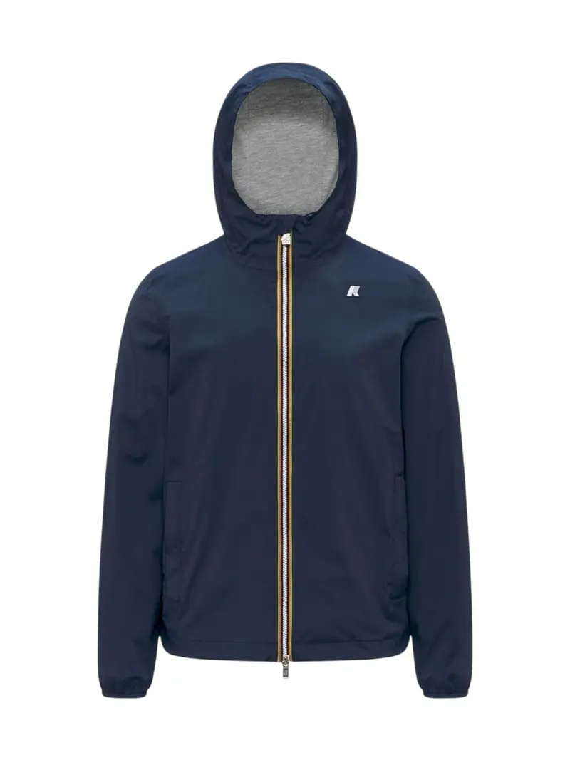 K-WAY Giubbino Uomo Jack Stretch Nylon Jersey K3123UW B67 Blue Insignia