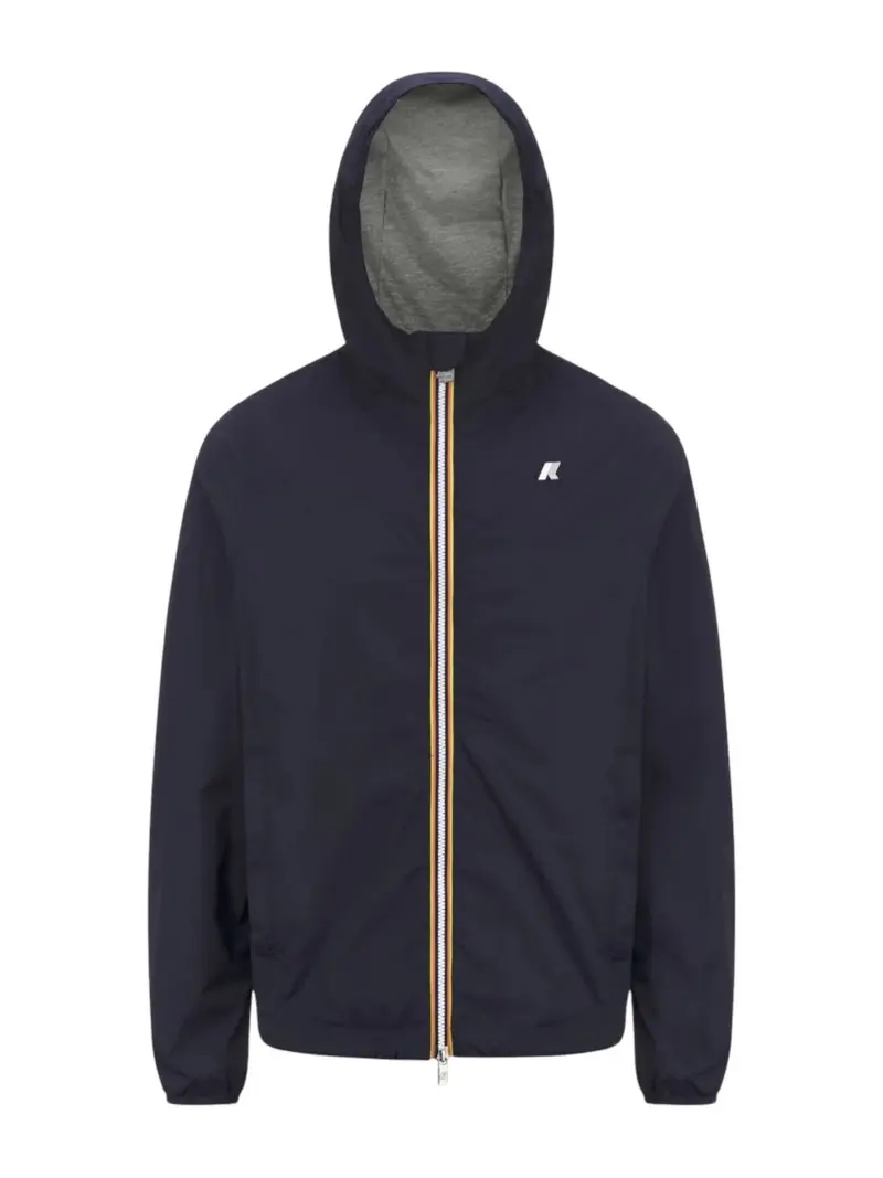 K-WAY Giubbino Uomo Jack stretch nylon jersey K3123UW K89 BLUE DEPTH