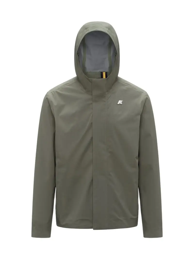 K-WAY Giubbino Uomo JACKO STRETCH 2L K7136SW V15 Green Lichen