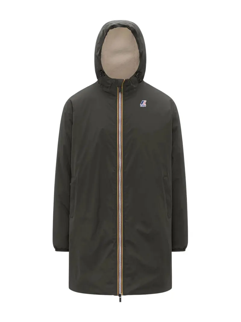 K-WAY Giubbino Uomo LE VRAI 4.0 EIFFEL EAST ORSETT K21516W WMR GREEN BLACKISH