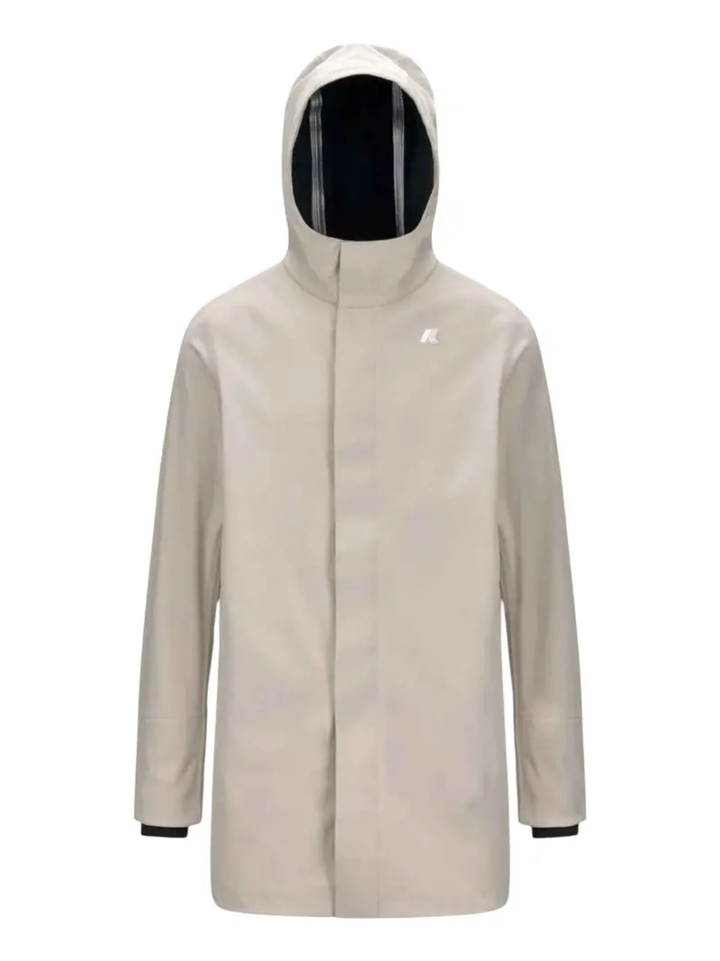 K-WAY Giubbino Uomo Marlyn bonded K7126UW B2A Beige Cashmere - Blu