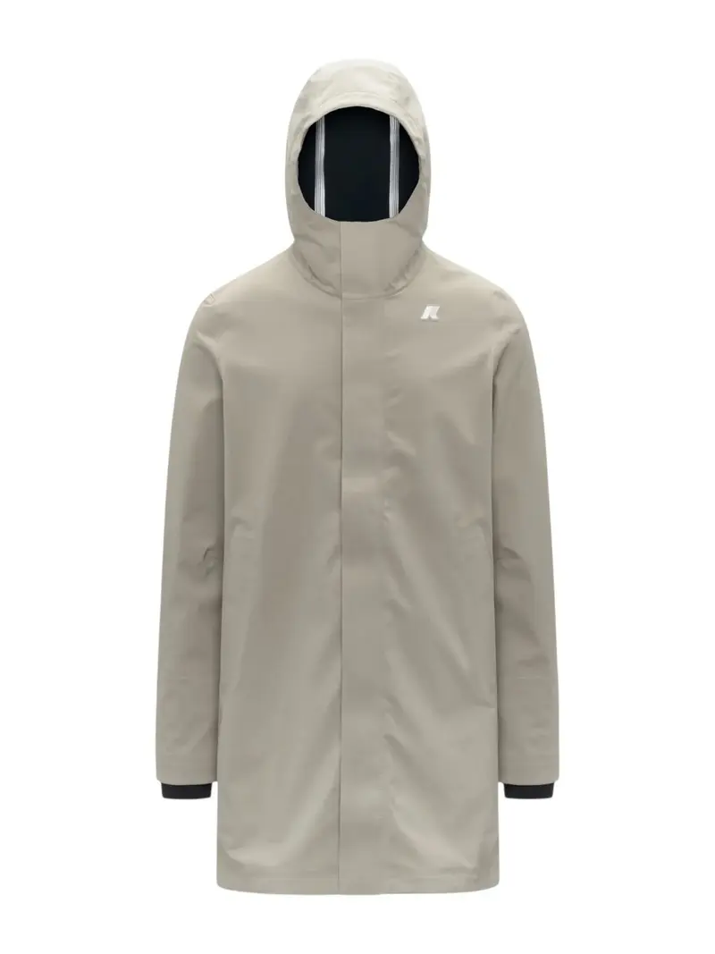 K-WAY Giubbino Uomo Thomas bonded K7126WW B2A Beige Cashmere - Blu
