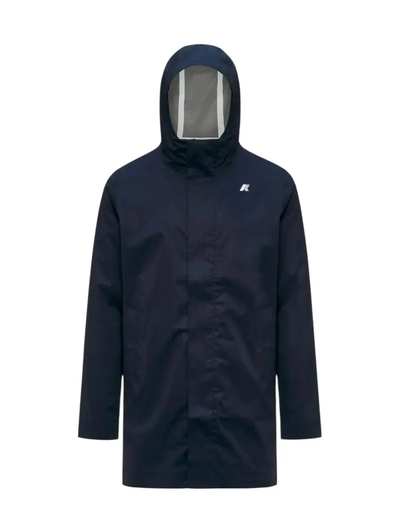 K-WAY Giubbino Uomo TOMMY COTTON 3LAYERS K1122TW K89 BLUE DEPTH