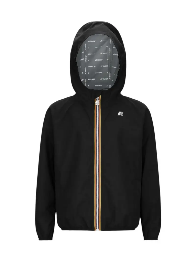 K-WAY KIDS Giubbino Bambini e ragazzi P. JACK STRETCH DOT K21371W USY BLACK PURE