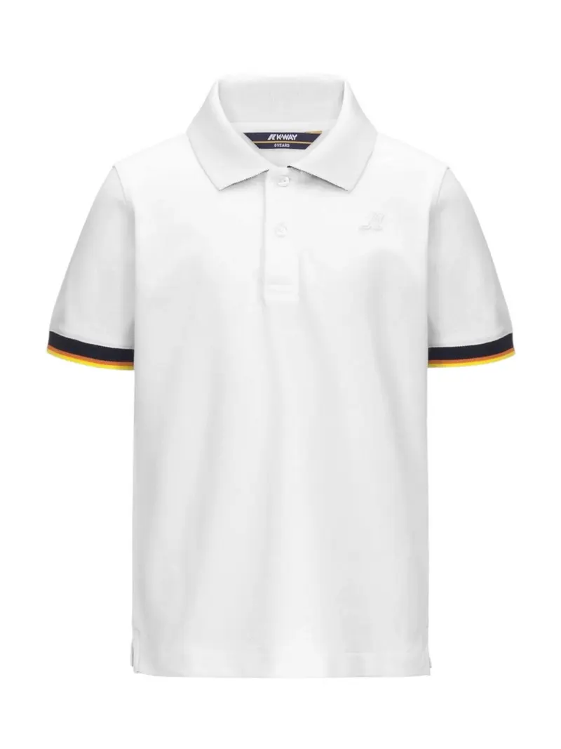 K-WAY KIDS Polo Bambini e ragazzi P. VINCENT PIQUE K6126LW 001 WHITE