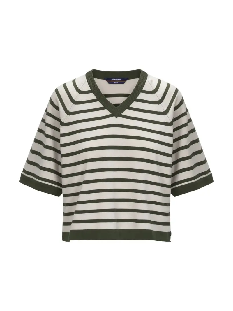 K-WAY Maglia Donna MAROL STRIPES K2135MW B0E Beige