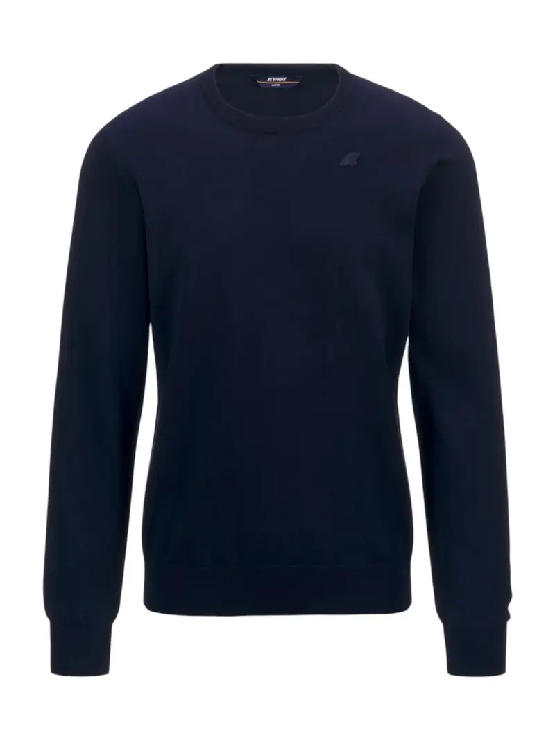 K-WAY Maglia Uomo Sebastien Cotton Ps K4122YW K89 BLUE DEPTH