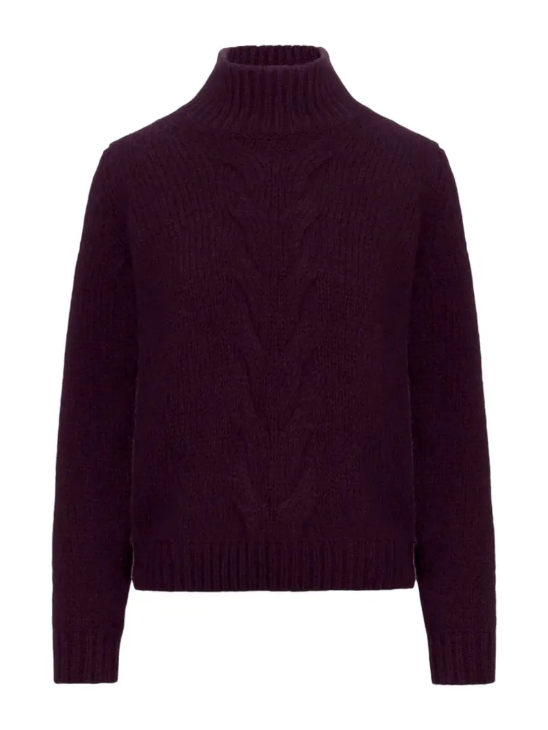 K-WAY Maglione Donna FUZZY WOOL MERINO BLEND K8133SW ART Viola
