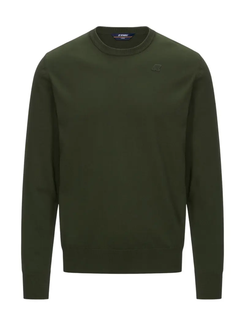 K-WAY Maglione Uomo Sebastien Cotton Ps K4122YW 576 GREEN AFRICA