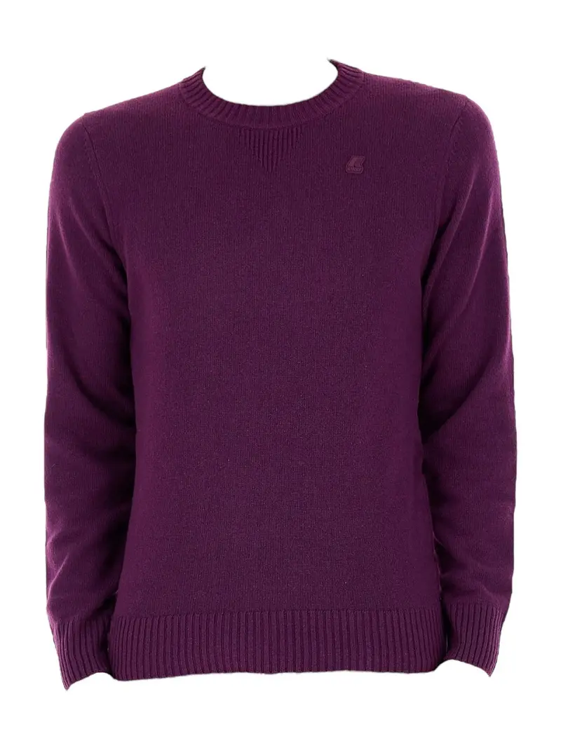 K-WAY Maglione Uomo Sebastien lambswool K2112PW XBZ Viola