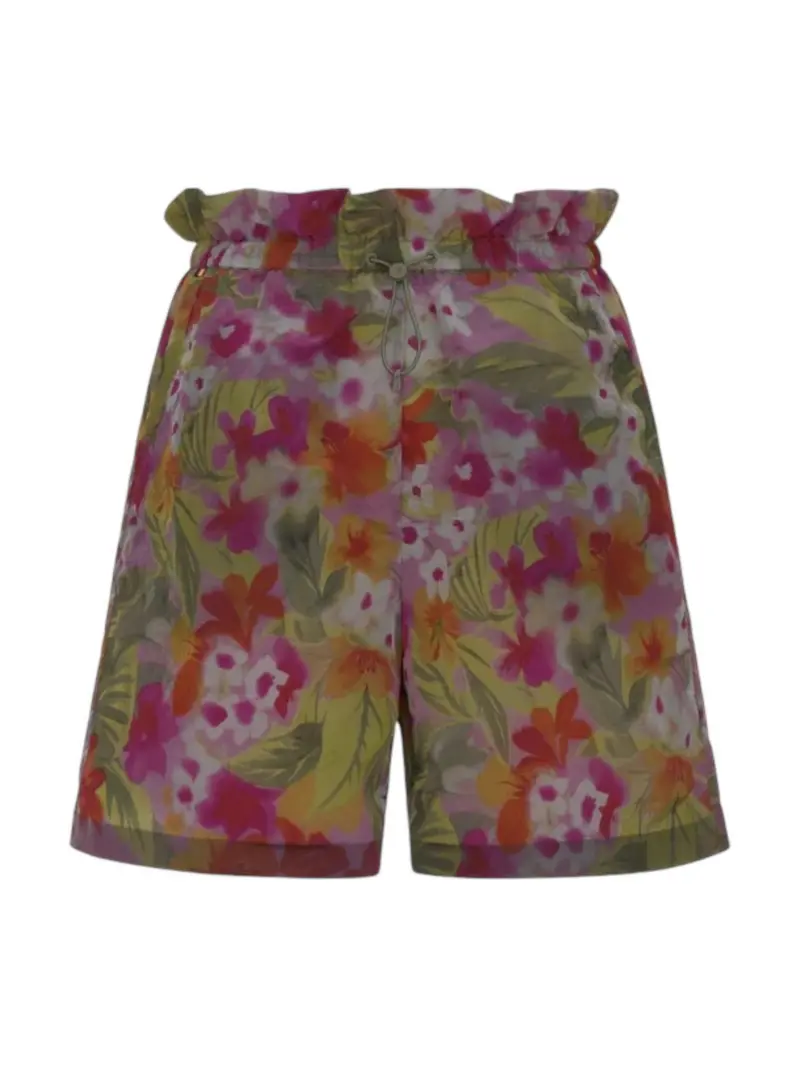 K-WAY Pantaloncino Donna MODY PRINT K3147EW AZL Verde