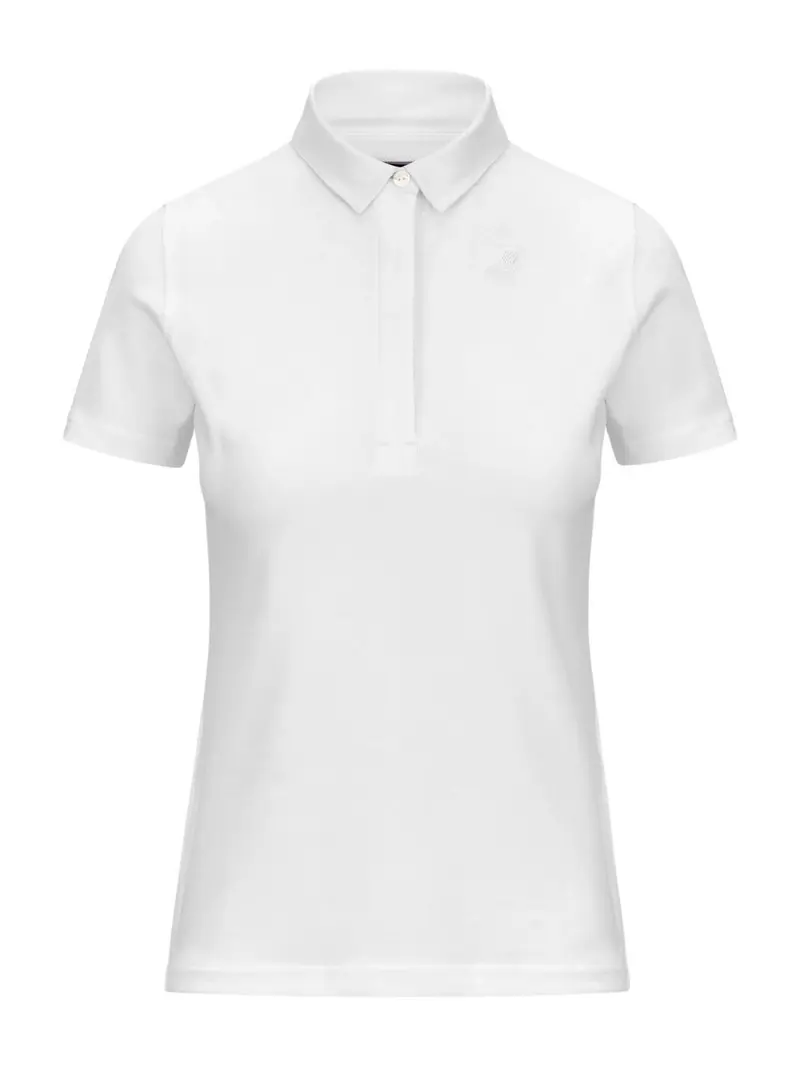 K-WAY Polo Donna AMEDEA PIQUE K1127GW 001 WHITE
