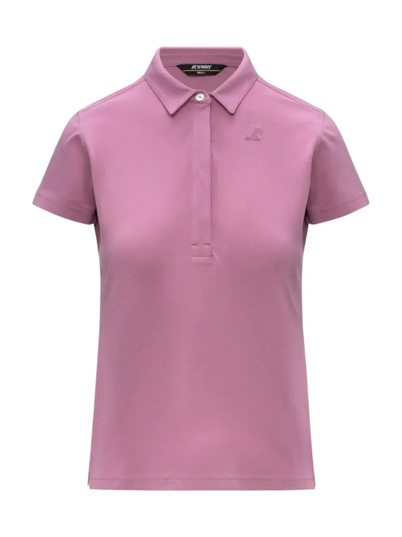 K-WAY Polo Donna AMEDEA PIQUE K1127GW H41 VIOLET GLICINE