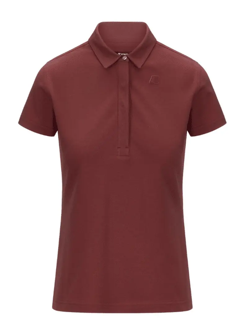 K-WAY Polo Donna AMEDEA PIQUE K1127GW WNM Rosso