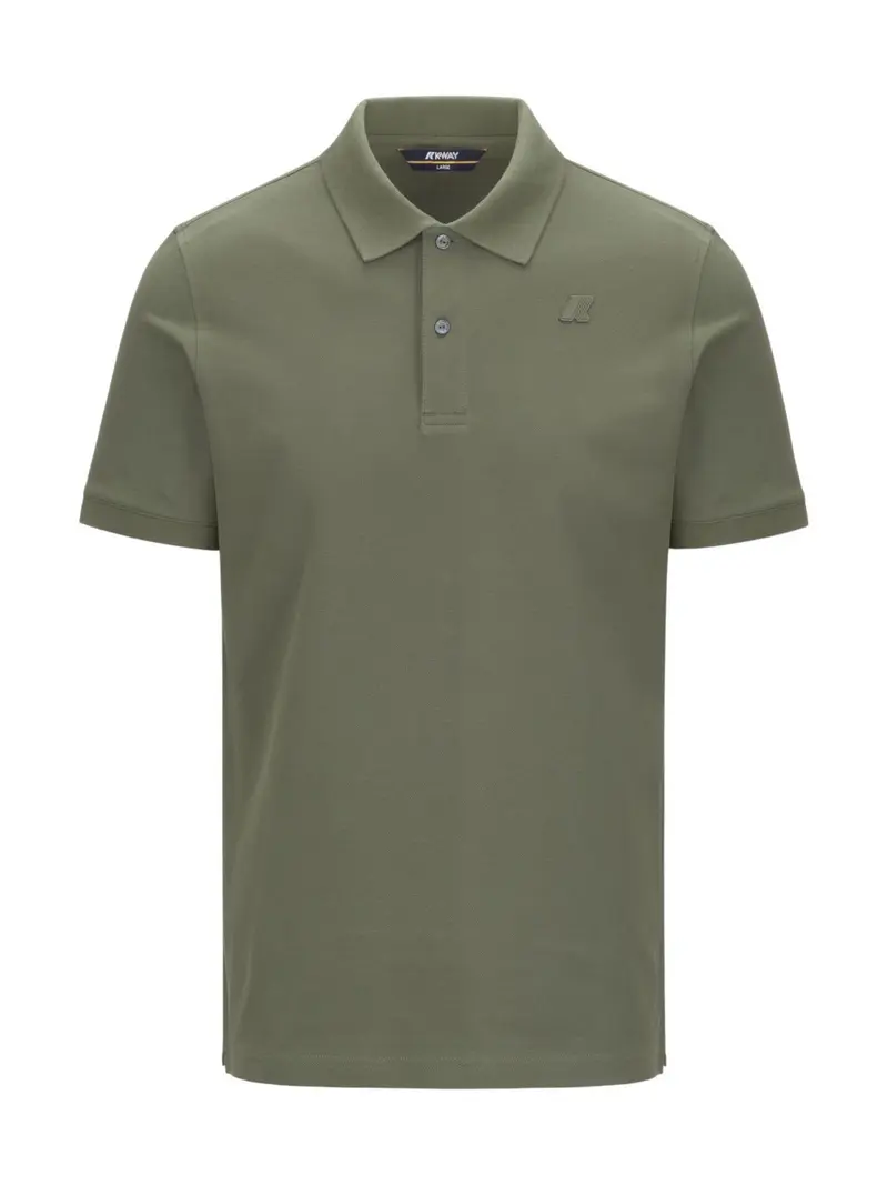K-WAY Polo Uomo AMEDEE PIQUE K5127BW V15 Green Lichen