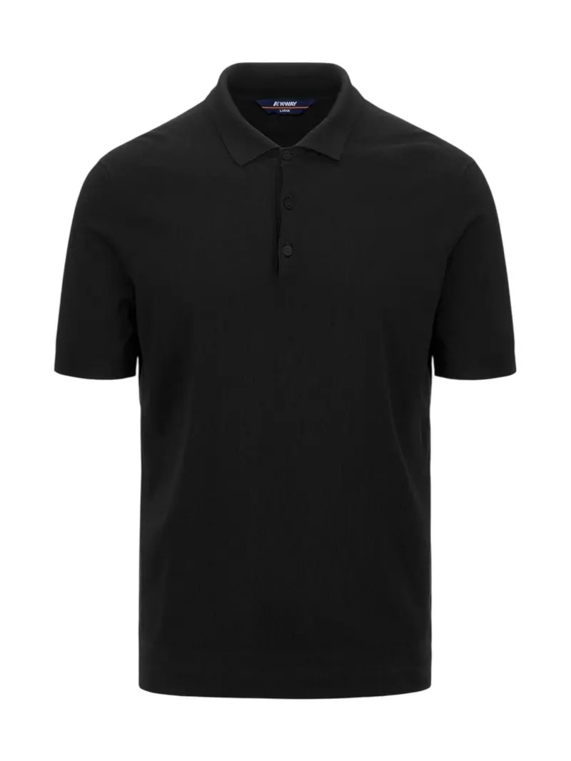 K-WAY Polo Uomo Pleyne K4126RW USY BLACK PURE